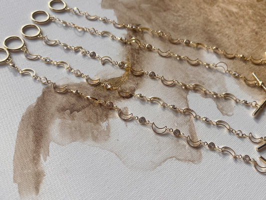 Dainty Moon Bracelet