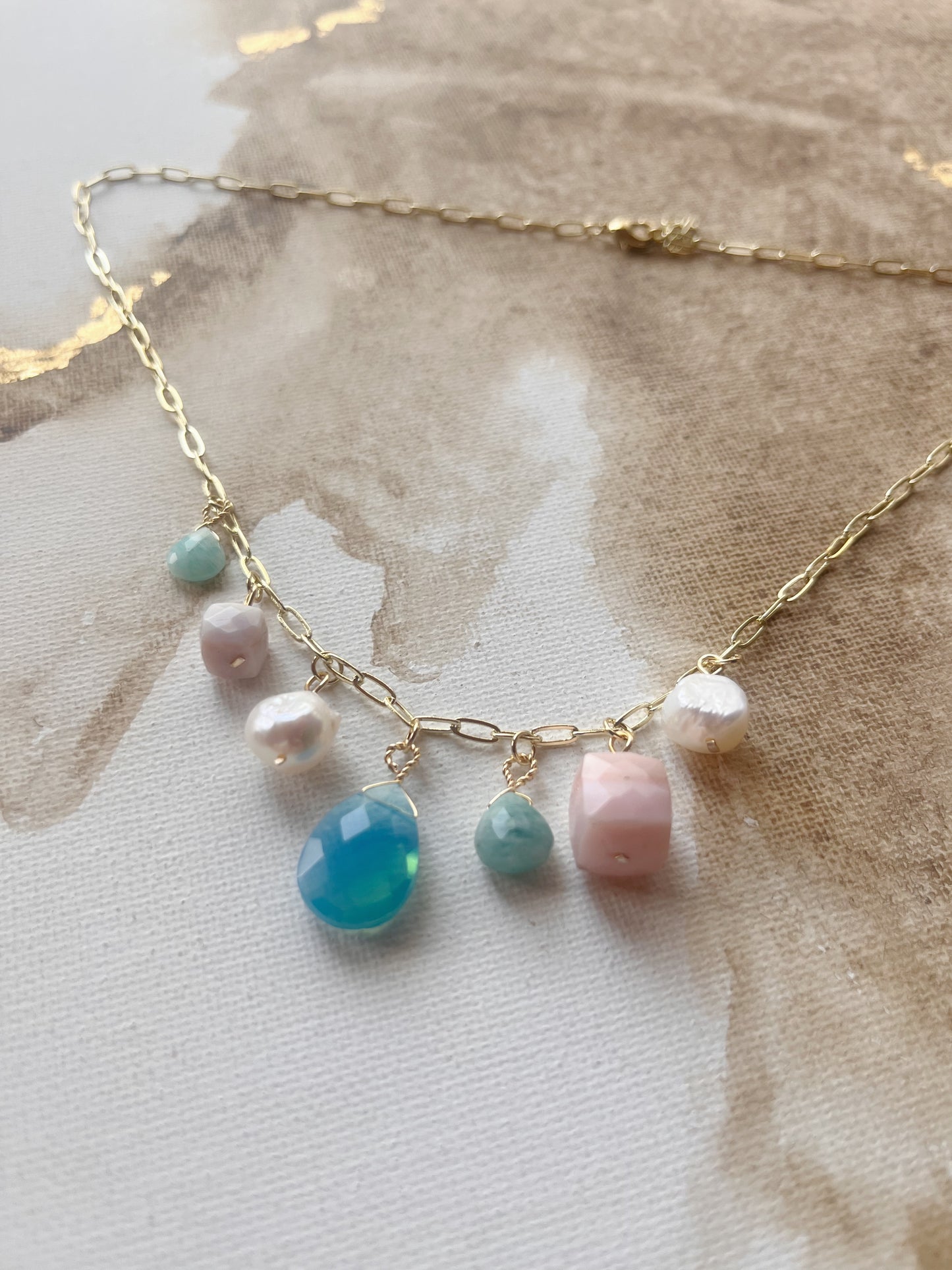 Brilliant Bauble Charm Necklace