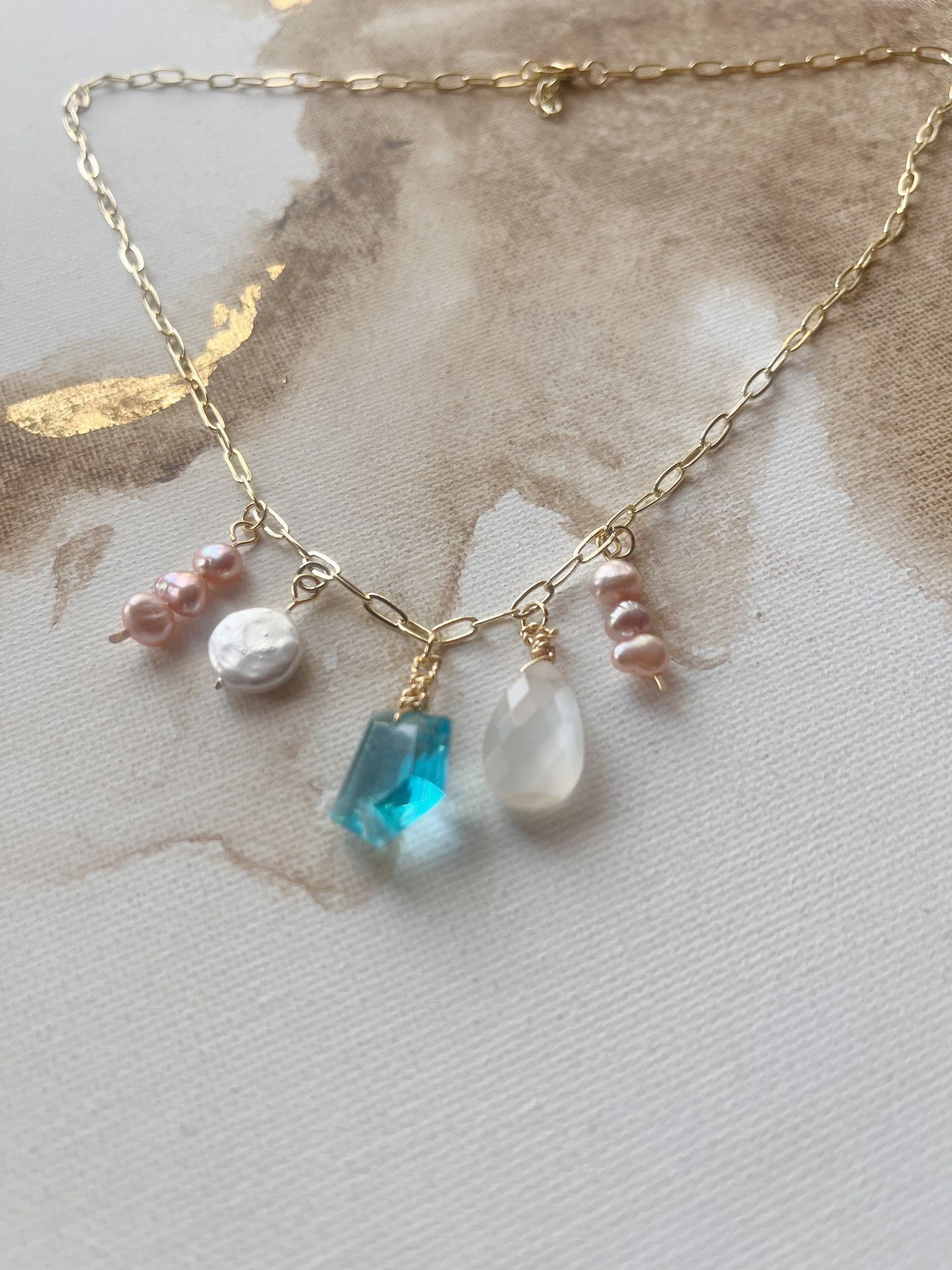 Brilliant Bauble Charm Necklace