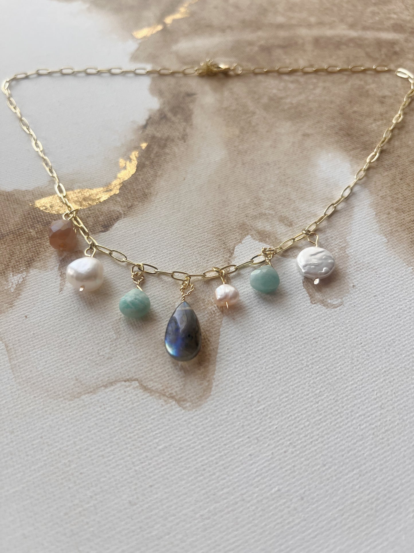 Brilliant Bauble Charm Necklace