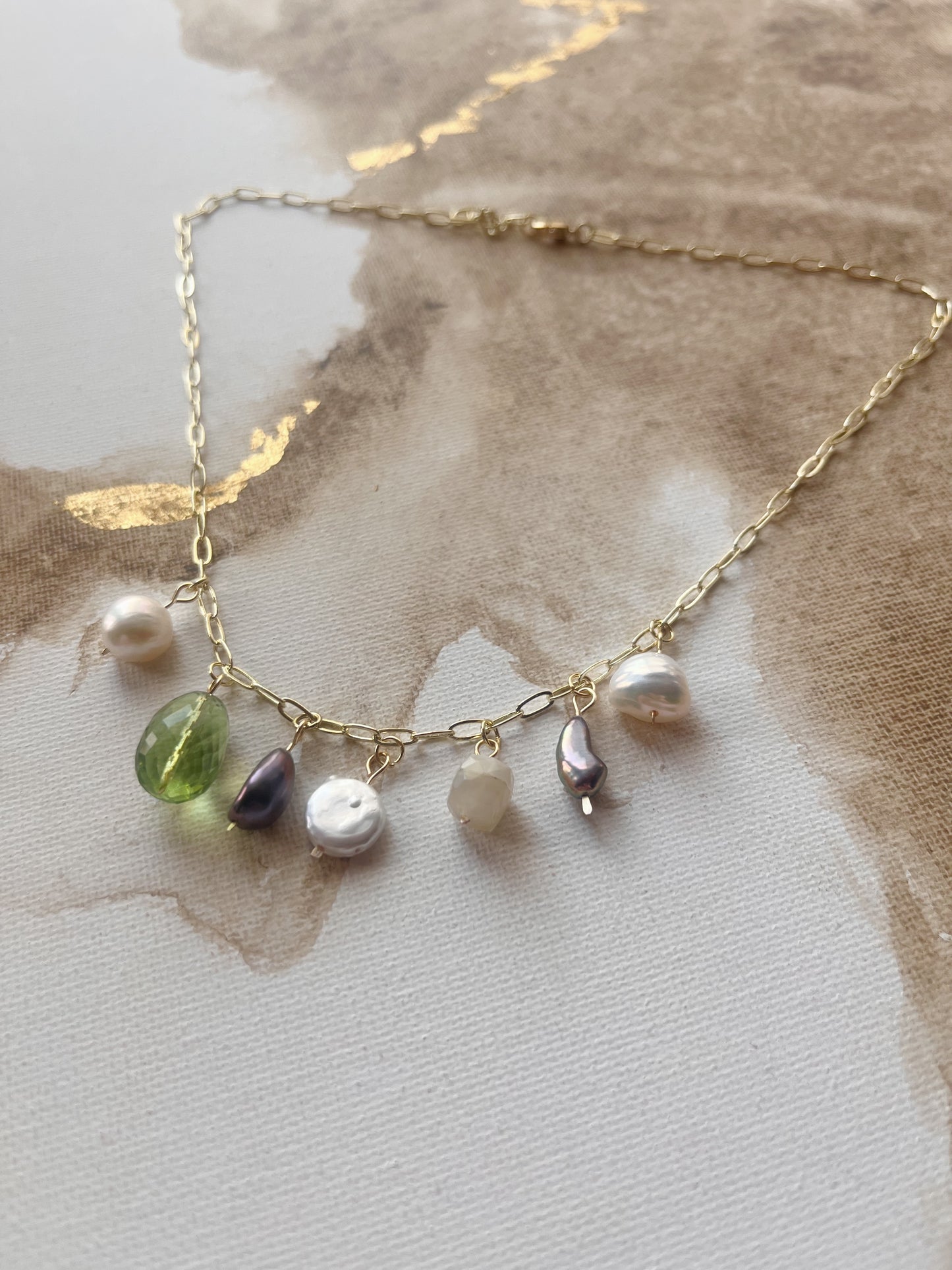 Brilliant Bauble Charm Necklace