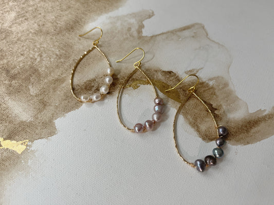 Reverie Freshwater Pearl Earrings