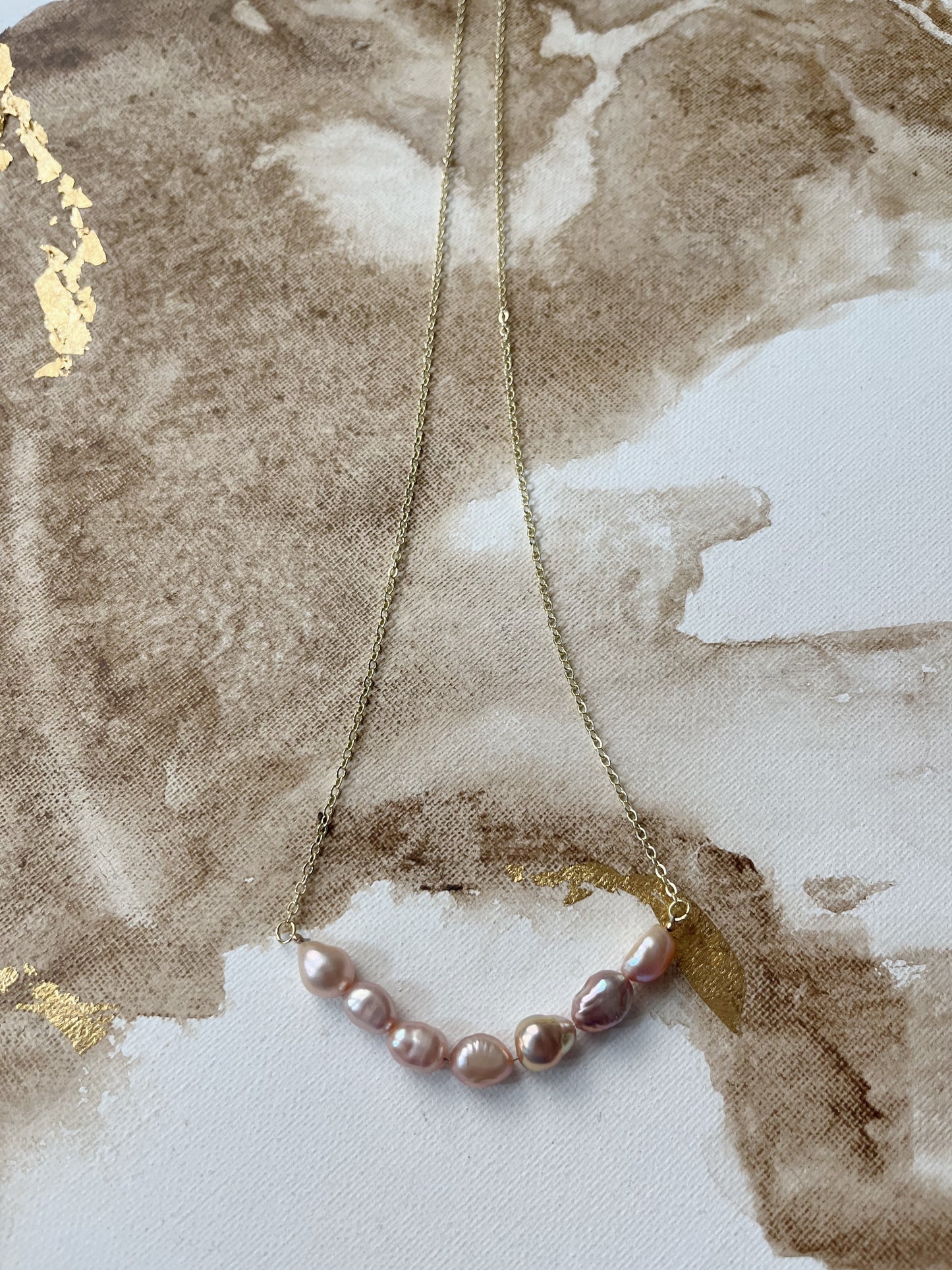 Ellie Freshwater Pearl Necklace